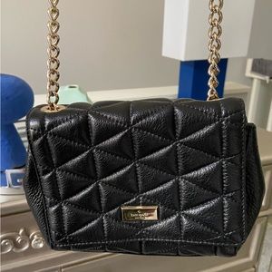 ♠️ KATE SPADE BLACK CROSSBODY BAG GOLD HARDWARE ♠️